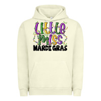 Pigment Pistachio little miss mardi gras Urban Hoodie - MaliasSmallBusiness