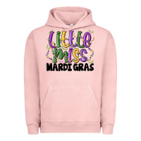 Pigment Salmon little miss mardi gras Urban Hoodie - MaliasSmallBusiness
