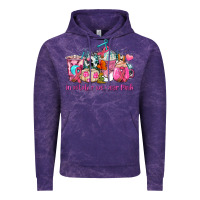 Cloud Purple western cancer  in october we wear pink coffee cups with ribbons Vintage Hoodie - AdoDesignShop