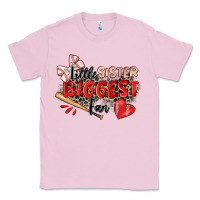 Bubblegum Pink little sister biggest fan baseball Classic Tee - Zillion Design Studio