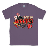 Lavender little sister biggest fan baseball Classic Tee - Zillion Design Studio