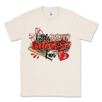 Natural little sister biggest fan baseball Classic Tee - Zillion Design Studio