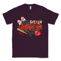 Plum little sister biggest fan baseball Classic Tee - Zillion Design Studio