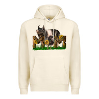 Tofu Western Mom With Hampshire Pig And Baby Pig Premium Hoodie - LillyAllenDesigns