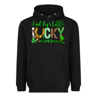 Black St. Patrick's Day Daddy's little lucky charm Heavyweight Hoodie - Neo Western