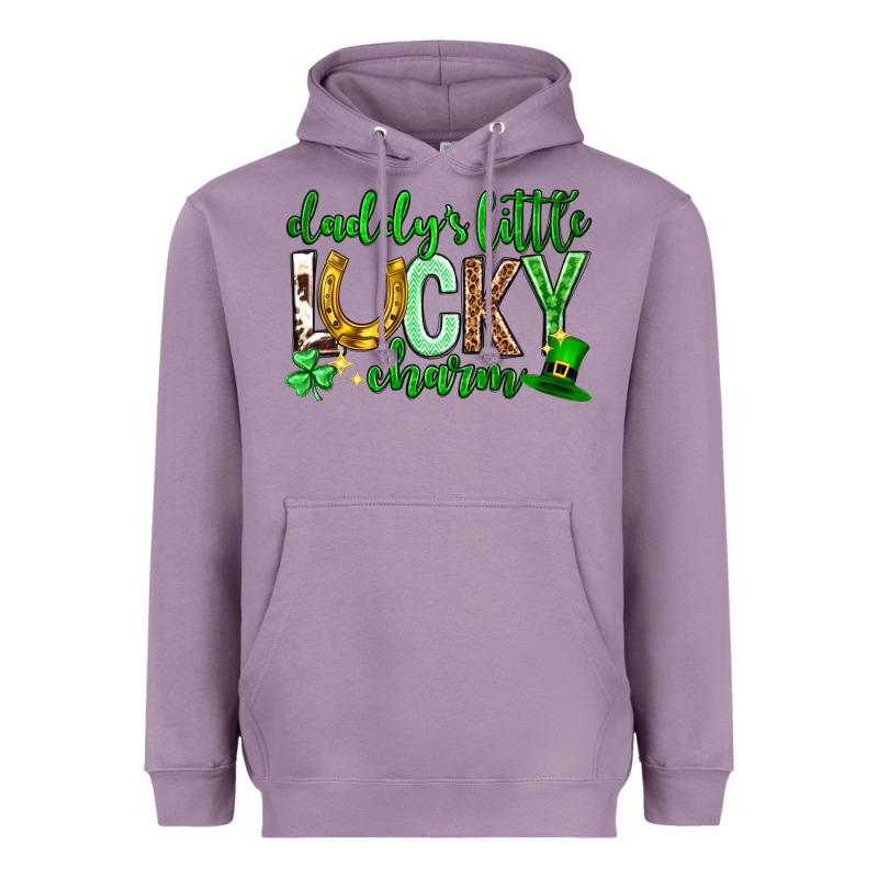 St. Patrick's Day Daddy's Little Lucky Charm Heavyweight Hoodie by Neo Western | Teevron