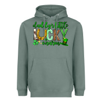 Sage St. Patrick's Day Daddy's little lucky charm Heavyweight Hoodie - Neo Western