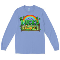 Colony Blue lucky charm Long Sleeve Tee - MaliasSmallBusiness