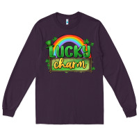 Plum lucky charm Long Sleeve Tee - MaliasSmallBusiness