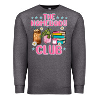 Charcoal Heather the homebody club Premium Sweatshirt - JahusDesignShop
