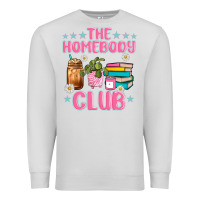 Dove Grey the homebody club Premium Sweatshirt - JahusDesignShop