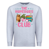 Heather Grey the homebody club Premium Sweatshirt - JahusDesignShop