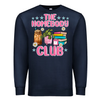 Navy the homebody club Premium Sweatshirt - JahusDesignShop
