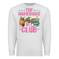 Oatmeal Heather the homebody club Premium Sweatshirt - JahusDesignShop