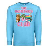 Ocean Blue the homebody club Premium Sweatshirt - JahusDesignShop