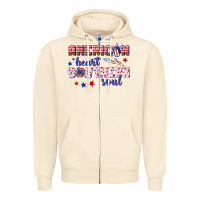 Sandshell American heart southern soul Zipper Hoodie - texasbilliewilder