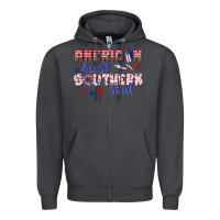 Smoke American heart southern soul Zipper Hoodie - texasbilliewilder