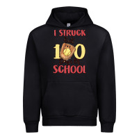 Black i struck out 100 days of school Urban Hoodie - MaliasSmallBusiness