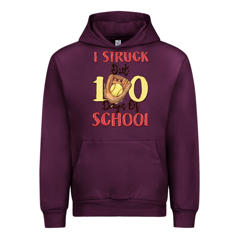 I Struck Out 100 Days Of School Urban Hoodie by MaliasSmallBusiness | Teevron