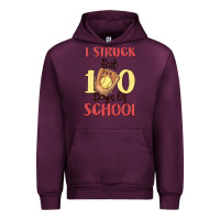 Mauve Wine i struck out 100 days of school Urban Hoodie - MaliasSmallBusiness