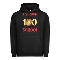 Pigment Black i struck out 100 days of school Urban Hoodie - MaliasSmallBusiness