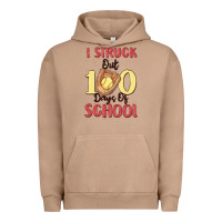 Pigment Burro i struck out 100 days of school Urban Hoodie - MaliasSmallBusiness
