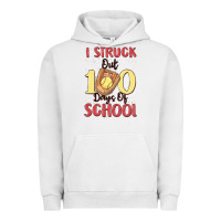 Pigment Lunar Rock i struck out 100 days of school Urban Hoodie - MaliasSmallBusiness