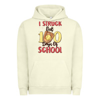 Pigment Pistachio i struck out 100 days of school Urban Hoodie - MaliasSmallBusiness