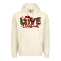 Tofu love christmas highland cow and turquoise gemstone Premium Hoodie - Jasminsmagicworld