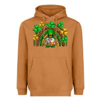 Meerkat St. Patrick's Day gnome rainbow Heavyweight Hoodie - Neo Western