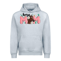 Heather Grey horse mom Urban Hoodie - MaliasSmallBusiness