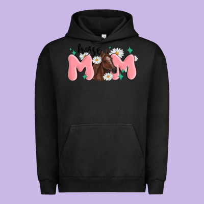 Horse Mom Urban Hoodie Designed By Maliassmallbusiness