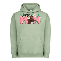 Pigment Oil Green horse mom Urban Hoodie - MaliasSmallBusiness