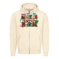 Sandshell santas favorite nurse Zipper Hoodie - Zillion Design Studio