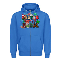 True Royal santas favorite nurse Zipper Hoodie - Zillion Design Studio