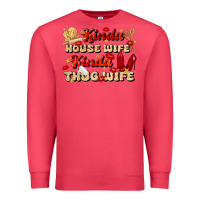 Cardinal kinda house wife kinda thug wife Premium Sweatshirt - JahusDesignShop