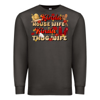 Smoke kinda house wife kinda thug wife Premium Sweatshirt - JahusDesignShop