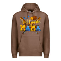 Chestnut ballpark mama Premium Hoodie - AdoDesignShop