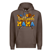 Coffee ballpark mama Premium Hoodie - AdoDesignShop