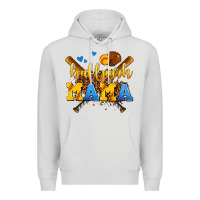 Dove Grey ballpark mama Premium Hoodie - AdoDesignShop