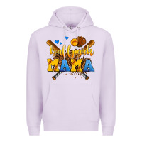 Lilac ballpark mama Premium Hoodie - AdoDesignShop
