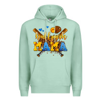 Seafoam ballpark mama Premium Hoodie - AdoDesignShop