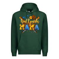 Sports Green ballpark mama Premium Hoodie - AdoDesignShop
