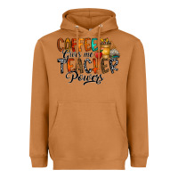 Meerkat coffee gives me teacher Heavyweight Hoodie - CowhideDigitalArt