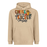 Mushroom coffee gives me teacher Heavyweight Hoodie - CowhideDigitalArt