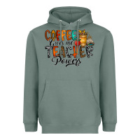 Sage coffee gives me teacher Heavyweight Hoodie - CowhideDigitalArt