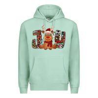 Seafoam joy christmas reindeer Premium Hoodie - Jasminsmagicworld