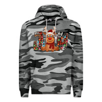 Slate Camo joy christmas reindeer Premium Hoodie - Jasminsmagicworld