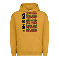 Pigment Peanut Butter black history  month Urban Hoodie - MaliasSmallBusiness