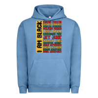 Pigment Pebble Blue black history  month Urban Hoodie - MaliasSmallBusiness